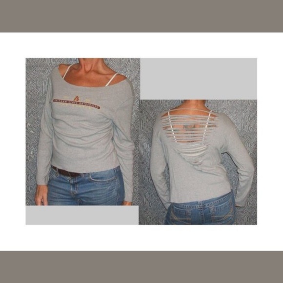 Upcycled Tops - Off Shoulder Arizona State Long Sleeved T